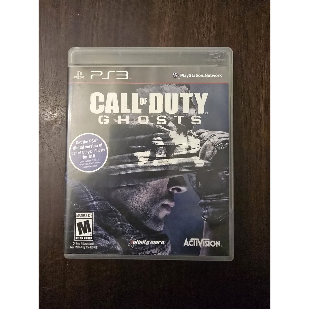 Call of Duty Ghosts PlayStation 3 PS3 Activision Infinity Ward Mature Shooter